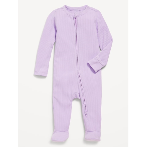 OldNavy Ribbed 2-Way-Zip Sleep & Play Footed One-Piece for Baby