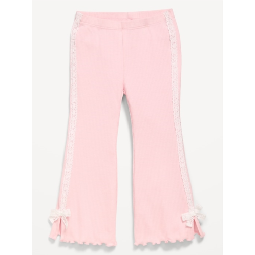 OldNavy Ribbed Side-Stripe Flare-Leg Leggings for Toddler Girls