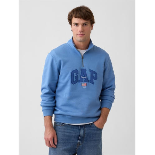 Adult Relaxed Gap Logo Quarter-Zip Sweatshirt