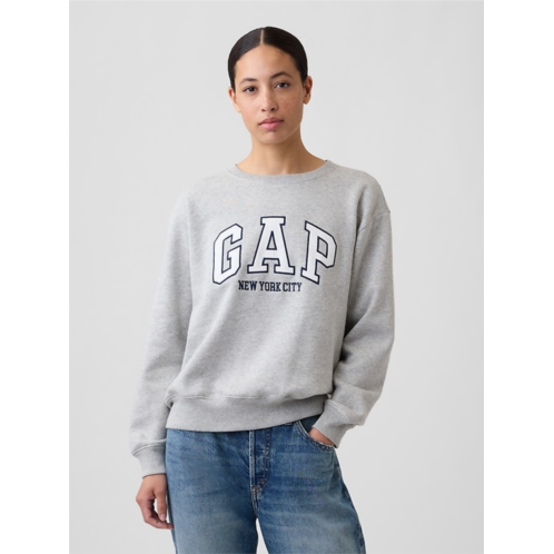 Relaxed Gap City Logo Sweatshirt