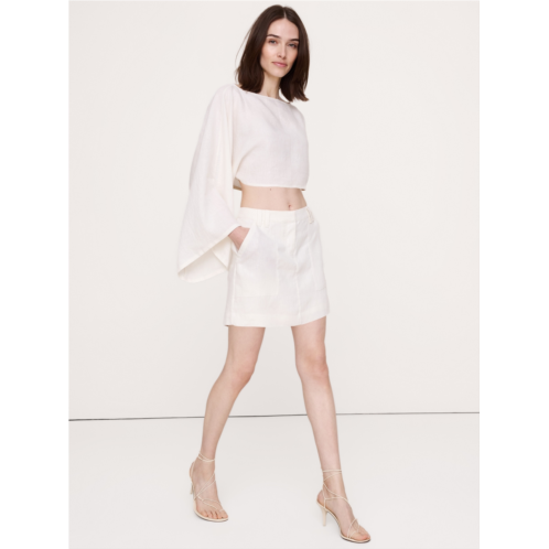 Bananarepublic Linen Mini Skort