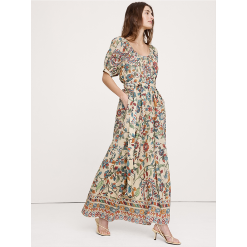 Bananarepublic Lightweight Cotton Scoop-Neck Maxi Dress