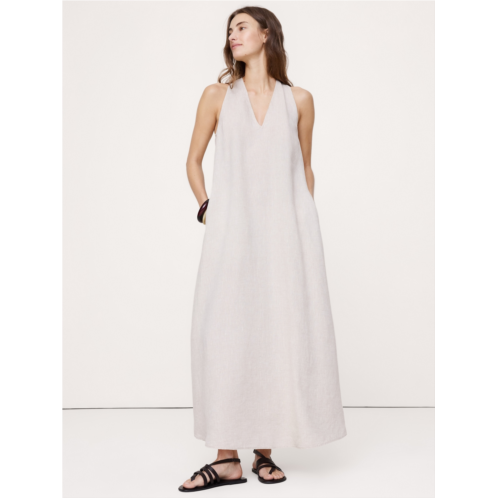 Bananarepublic Linen Halter Maxi Dress