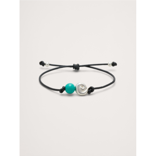Bananarepublic Metallic Stone Cord Bracelet