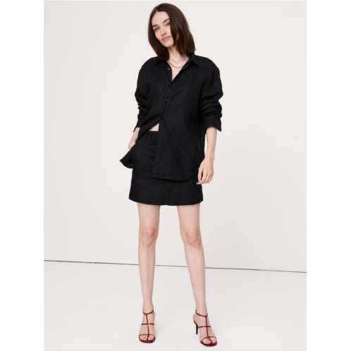 Bananarepublic Linen Mini Skort