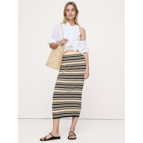 Bananarepublic Crinkle Knit Maxi Skirt