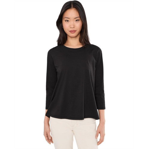 Eileen Fisher Organic Pima Cotton Jersey Round Neck Tee