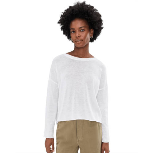 Eileen Fisher Organic Linen Cotton Crew Neck Sweater