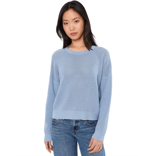 Eileen Fisher Peruvian Cotton Blend Crew Neck Sweater
