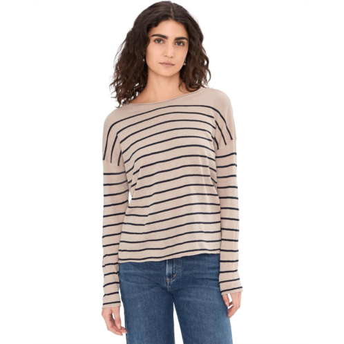Eileen Fisher Organic Linen Cotton Jewel Neck Sweater