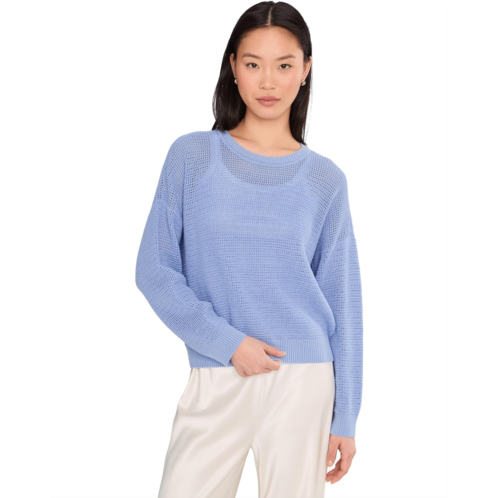 Eileen Fisher Petite Peruvian Cotton Blend Crew Neck Sweater
