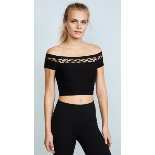 Phat Buddha the el black crop top xs/s