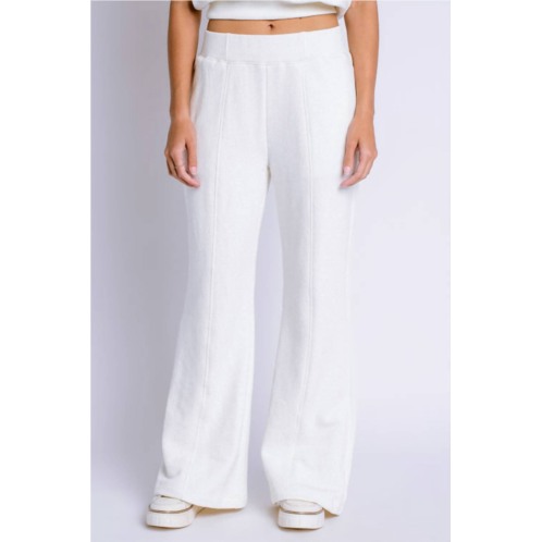 Nation LTD reece wide leg pant in porcelain