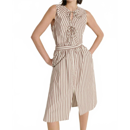 Nation LTD tatianna midi skirt in sable stripe