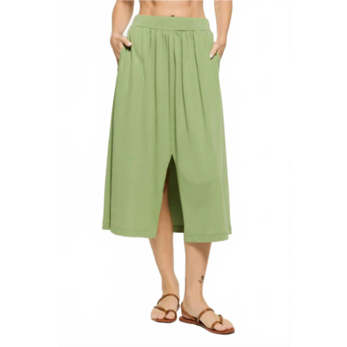Nation LTD vida midi skirt in loden