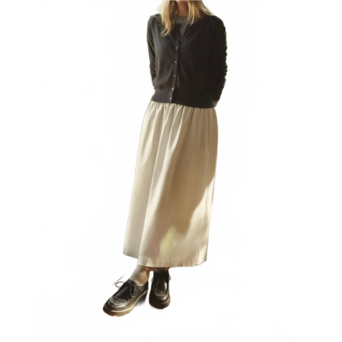Velvet by Graham & Spencer sophia skirt in off white