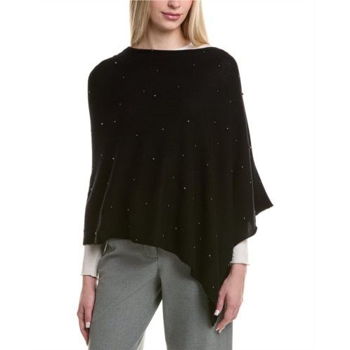sofiacashmere jersey wool & cashmere-blend poncho