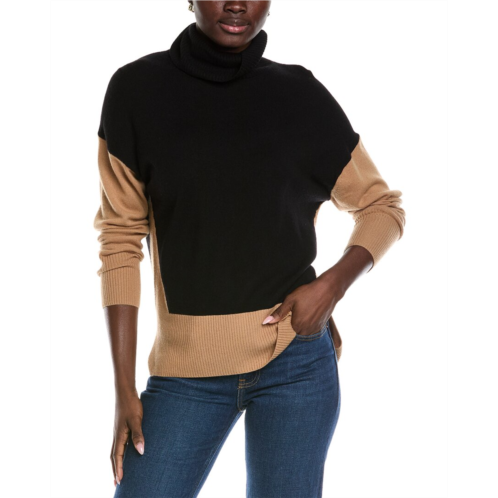 Reiss alexis roll neck wool & cashmere-blend sweater