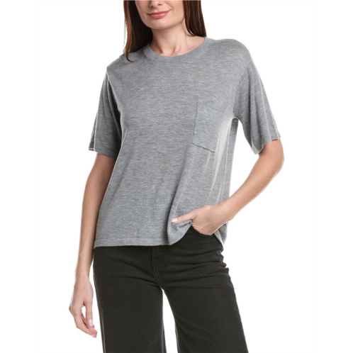 1.STATE pocket wool-blend t-shirt