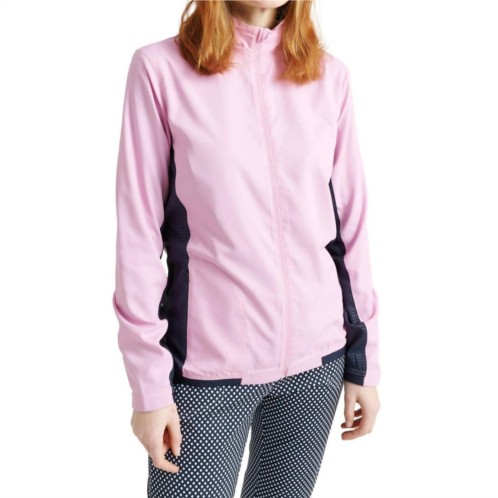 Abacus Sportswear US lanark stretch wind jacket in navy peony