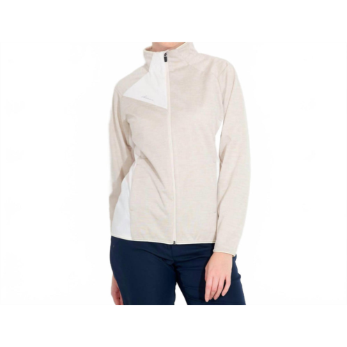 Abacus Sportswear US ardfin softshell mock neck jacket in clam