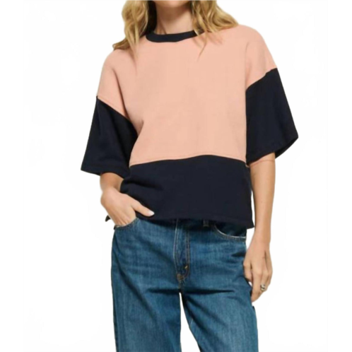 Nation LTD barrett sweatshirt in night sky colorblock