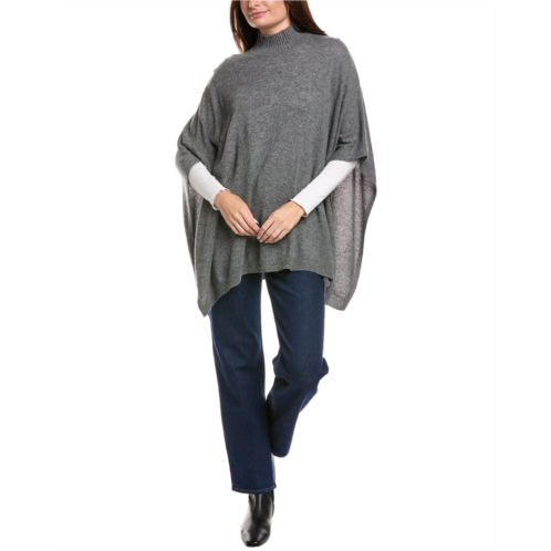 Amicale Cashmere knit funnel neck Cashmere poncho