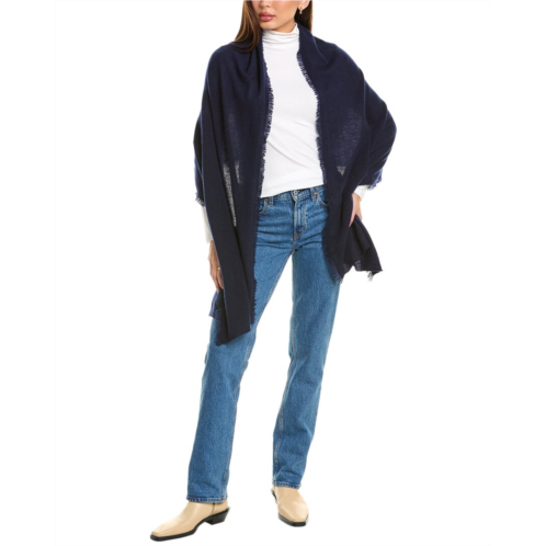 Amicale Cashmere fringe jersey Cashmere travel wrap