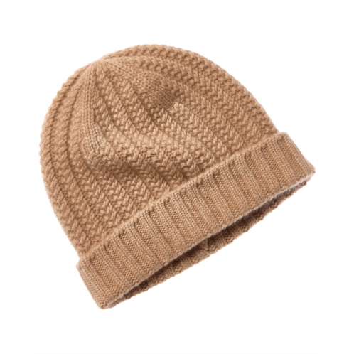 sofiacashmere chunky textured cashmere hat
