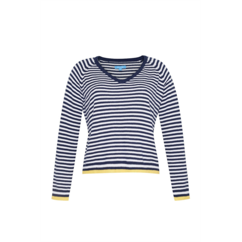 Burgess Sweaters womens ivy sweater in hello sailor combo