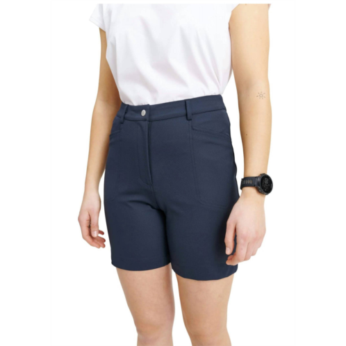 Abacus Sportswear US elite 4-ways stretch high waist golf shorts in navy