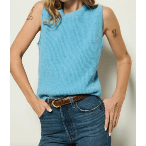 Nation LTD eliza sweater tank in light bluu