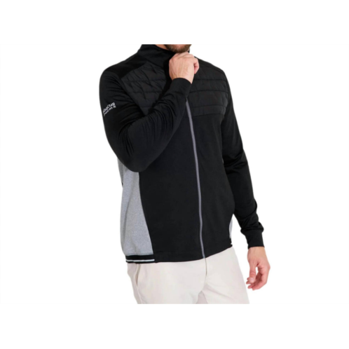 Abacus Sportswear US birkdale midlayer sweatshirt in black