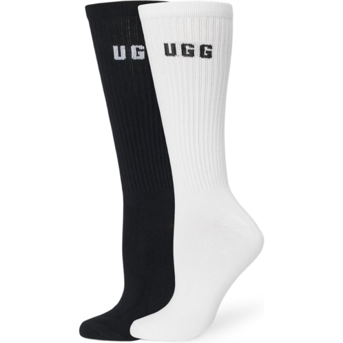 Mens UGG Leander Logo Crew 2 Pack