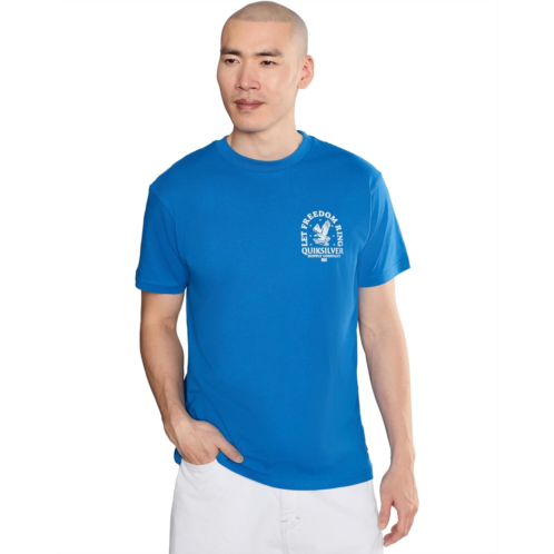Mens Quiksilver Freedom Ring Screen Tee