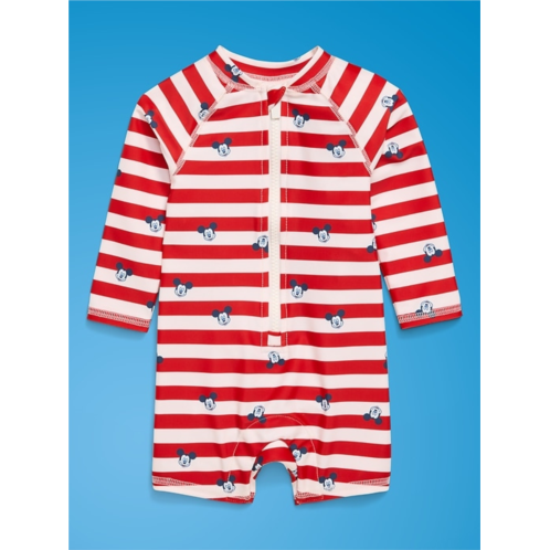 Old Navy x Disney Mickey Mouse Swim Rashguard Bodysuit for Baby