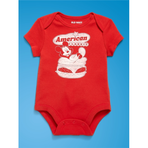 Old Navy x Disney Mickey Mouse Short-Sleeve Unisex Graphic Bodysuit for Baby