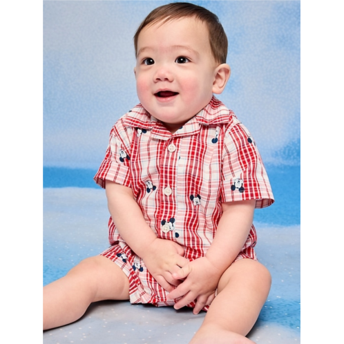 Old Navy x Disney Mickey Mouse Collared One-Piece Romper for Baby