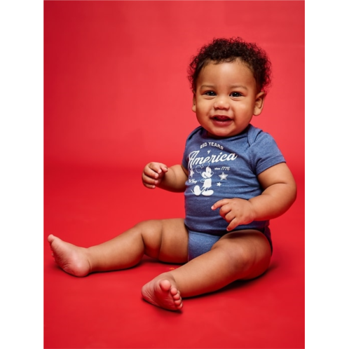 Old Navy x Disney Mickey Mouse Short-Sleeve Unisex Graphic Bodysuit for Baby