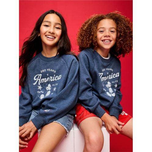 Old Navy x Disney Mickey Mouse Oversized Gender-Neutral Crew-Neck Sweatshirt for Kids