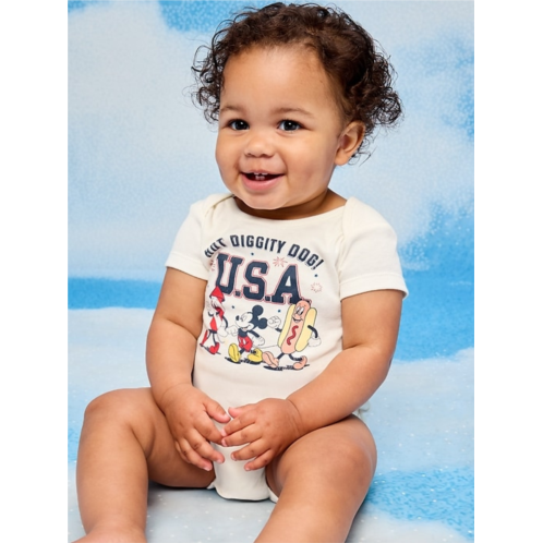 Old Navy x Disney Mickey Mouse Short-Sleeve Unisex Graphic Bodysuit for Baby