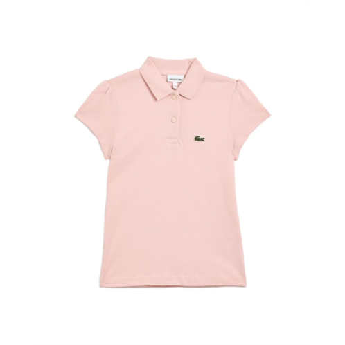 Girls Lacoste Kids Scallop Collar Polo (Big Kid)