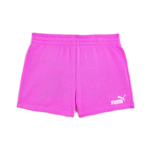 Girls PUMA Kids Essential Basics Fleece Shorts (Big Kid)