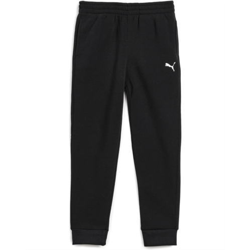 Boys PUMA Kids Essential Basics Logo Fleece Joggers Elastic Waistband Side Seam Pockets