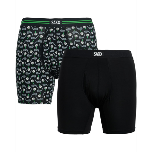 SAXX UNDERWEAR Vibe Xtra Soft Comfort Boxer Brief Fly 2-Pack