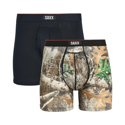 SAXX UNDERWEAR Multi-Sport Mesh Boxer Brief Fly 2-Pack