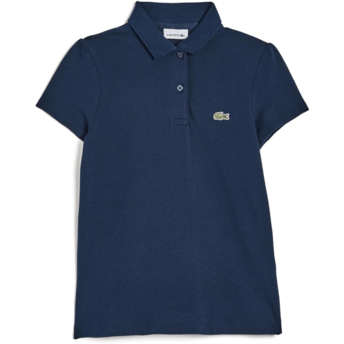 Girls Lacoste Kids Scallop Collar Polo (Big Kid)