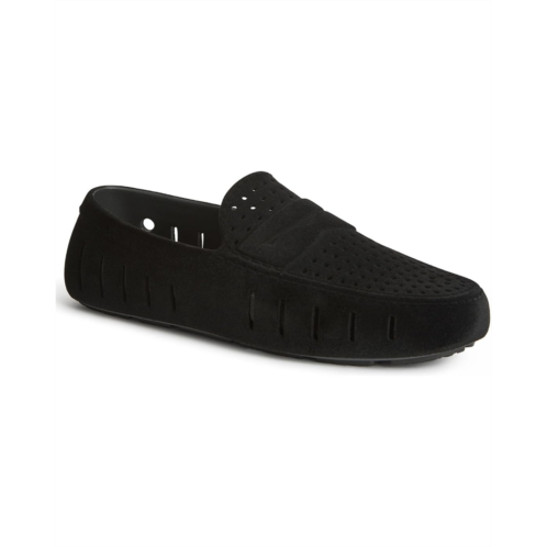 Mens Floafers Country Club Driver Faux Suede