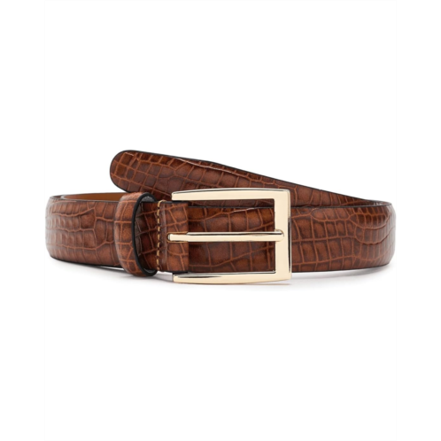 Brooks Brothers Crocodile Embossed Belt