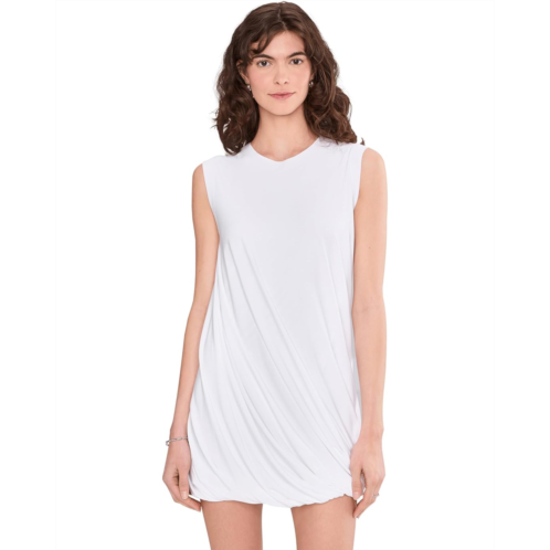 Norma Kamali Sleeveless Twist Mini Dress